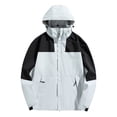 thumbnail image 1 of Dresfit Windbreaker Jacket Womens with Hood Zipper Hooded Rain Jacket Summer 2026 Zip Up Long Sleeve Travel Outwear Packable Breathable Raincoat 4XL, 1 of 7