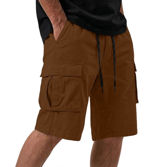 Dresfit Women's Cargo Shorts Knee Length Baggy Bermuda Shorts 2026 Summer Lightweight Drawstring Work Shorts Plus Size Loose Fit Hiking Short Pants S
