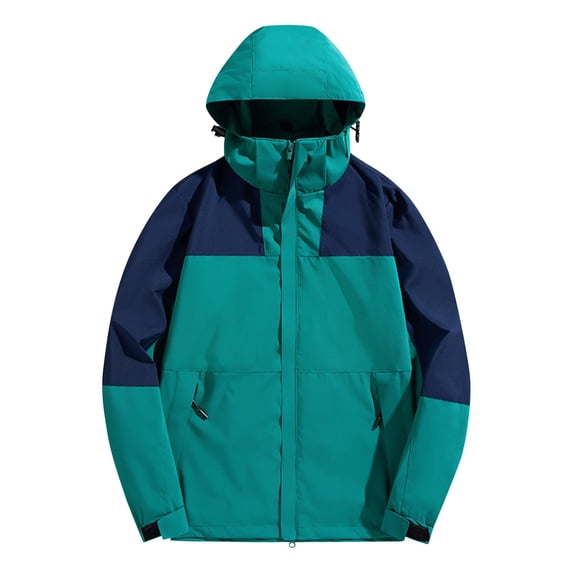 Dresfit Women's Windbreaker Jacket with Hood Breathable Zip Up Rain Jacket 2026 Summer Long Sleeve Hooded Hiking Outwear Zipper Sun Protection Raincoat 4XL