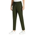 thumbnail image 1 of Dresfit Workout Pants Women Breathable Ice Silk Running Pants 2026 Summer Quick Dry Beeswan Pants for Women Over 50 Straight Leg Lounge Trousers Army Green S, 1 of 5