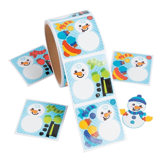 Dress A Snowman Mini Mas - Stationery - 1 Piece