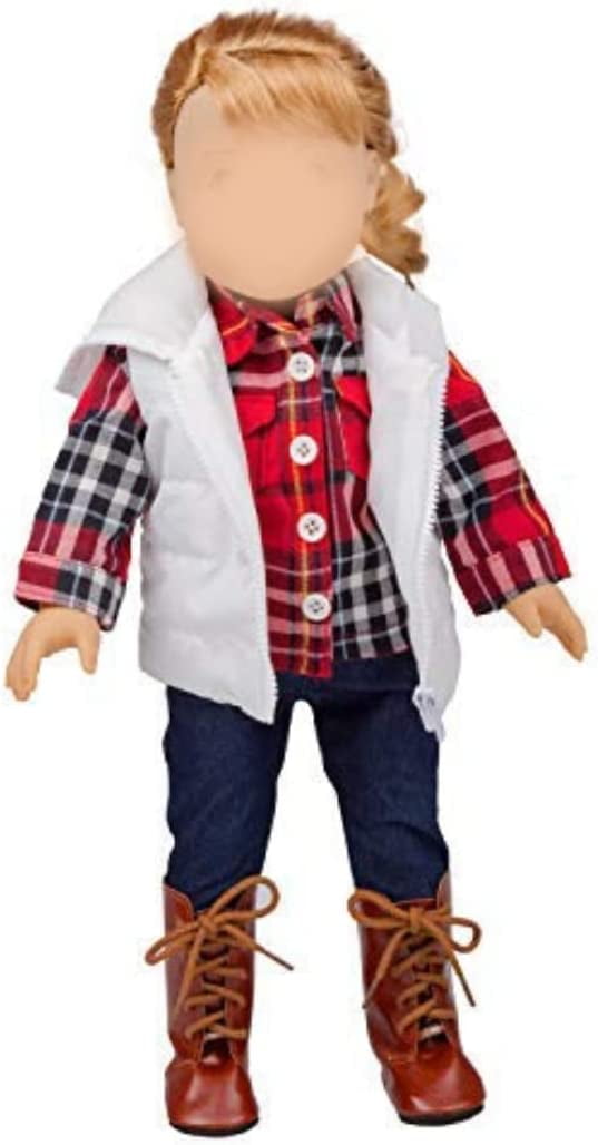 Dress Along Dolly Fall Outfit for American 18" Girl Dolls (4 Piece Set