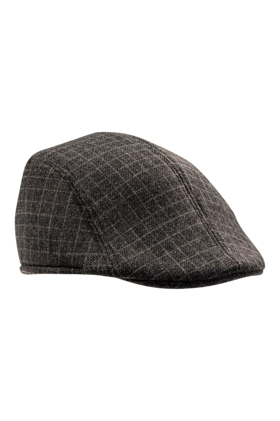 Newsboy Cap for Men, Classic Flat Cabbie Hat (Gray)