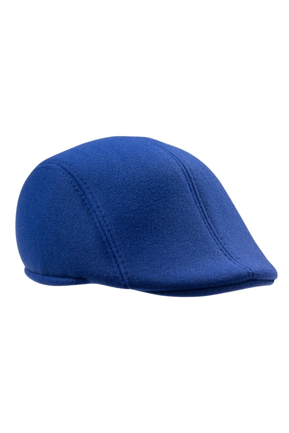 Newsboy Cap for Men, Classic Flat Cabbie Hat (Royal Blue)