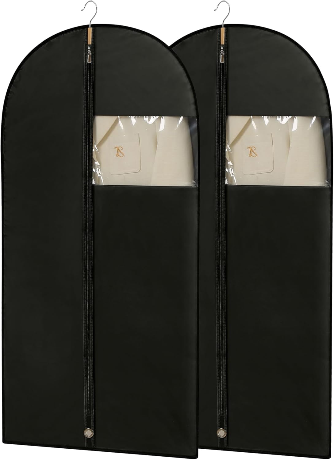 Beiskll 45" Clear Garment Bags For Dresses & Suits - Pack Of 3, Foldable For Travel & Storage - View #10
