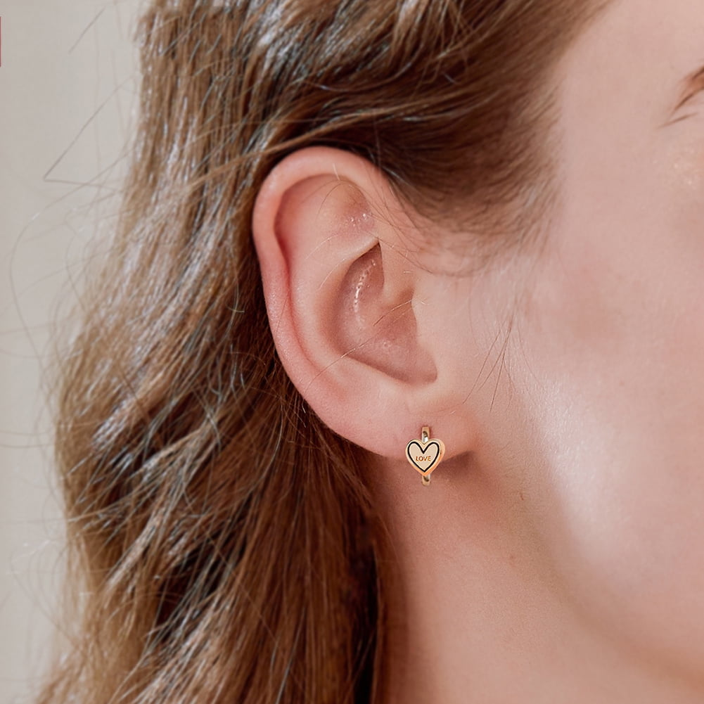 Cartilage hoop with charm deals