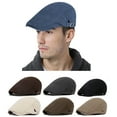thumbnail image 1 of Dress Choice Mens Beret Hat Adjustable Keep Warm Lightweight Cozy Berets for Daily Wear, 1 of 8