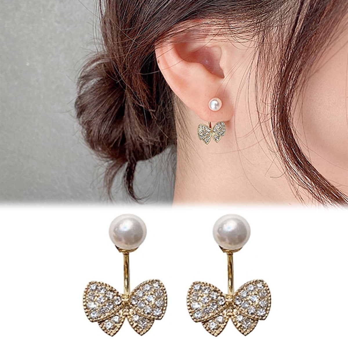 Amazon.com: Girlssory Crystal Rhinestone Wedding Long Tassel Dangle Earrings  for Women Teens and Girls (Gold): Clothing, Shoes & Jewelry