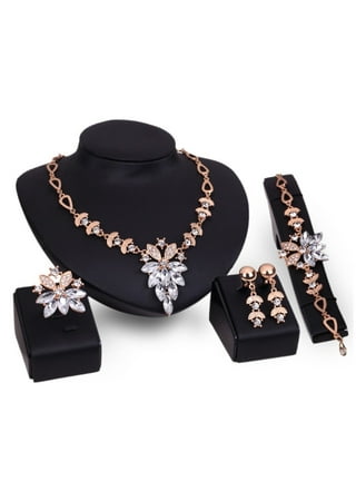 6 Sets Kids Dress Up Jewelry Necklaces Earrings Rings Bracelets Little  Girls Jewelry
