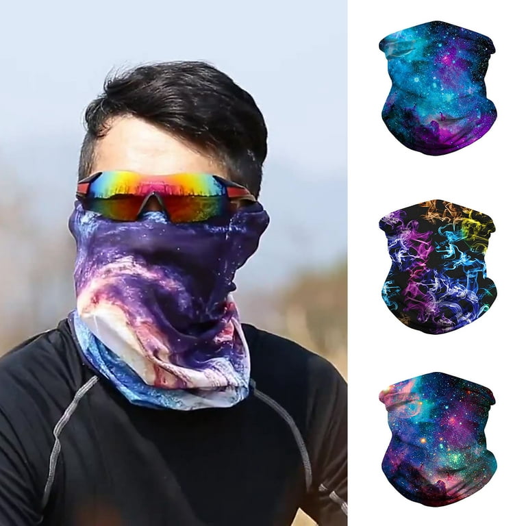 Dress Choice Sun UV Protection Neck Gaiter Magic Scarf Outdoor Dust Wind  Face Mask for Fishing Hiking Climbing 