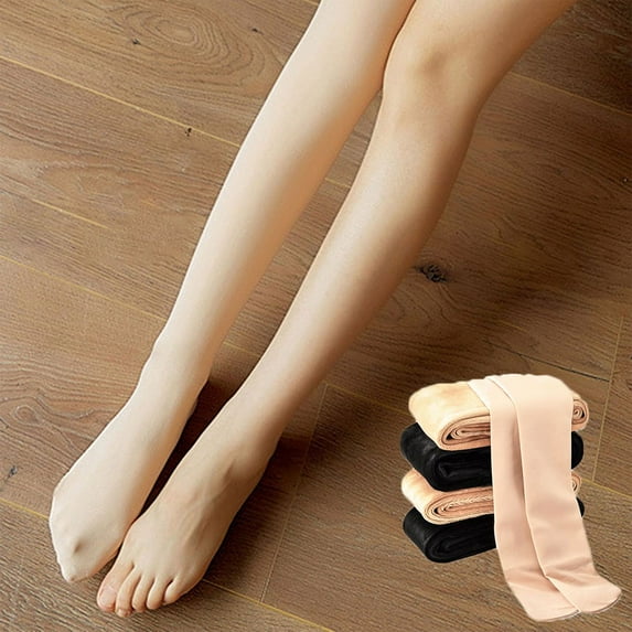 Dress Choice Women's Winter Warm Velvet Pantyhose Tights Elastic Fleece Lined Leggings Pants