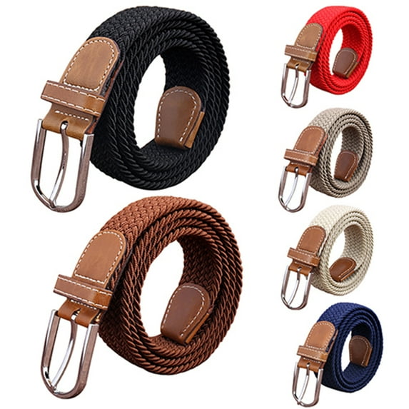 Dress Choice Woven Elastic Braided Belt,Stretch Woven Belt for Men/Women/Junior
