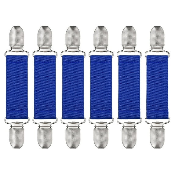 Uxcell Dress Clips, 6 Pack Sweater Clips Shawl Cardigan Scarf Clip(Blue)