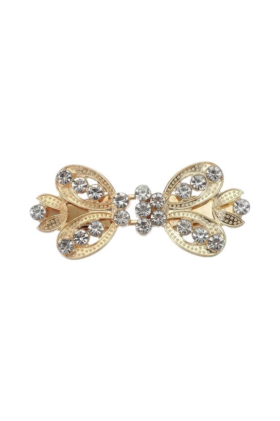 Dress Clips Back Cinch, Retro Sweater Clips Cardigan Clips for Different Women Clothing 5.5x2.4x1.4cm, Gold
