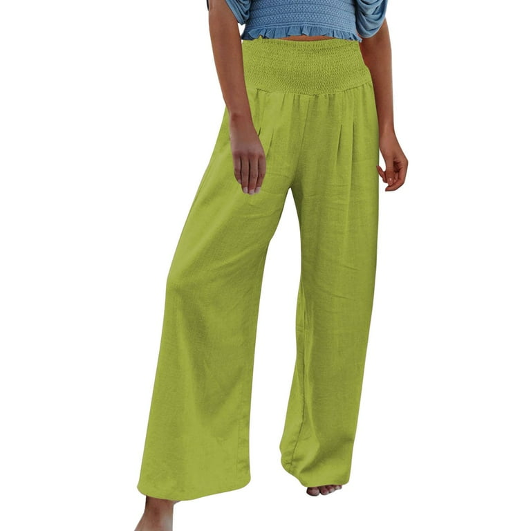 Buy GO COLORS Womens Solid Casual Pants