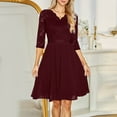 thumbnail image 1 of Dress Dress Sleeve Dress Short Elegant Party Floral Women O Neck Banquet Lace Women's Dress Petite Fall Dresses Formal Dress Long Women Gown Dresses Party Long Dresses for Women Champagne plus Size, 1 of 8