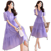 Dress Female Spring And Summer New French Elegance Temperament Tencel Shirt Dress Women Beige L Gentle Wind Fairy Classical Leisure
