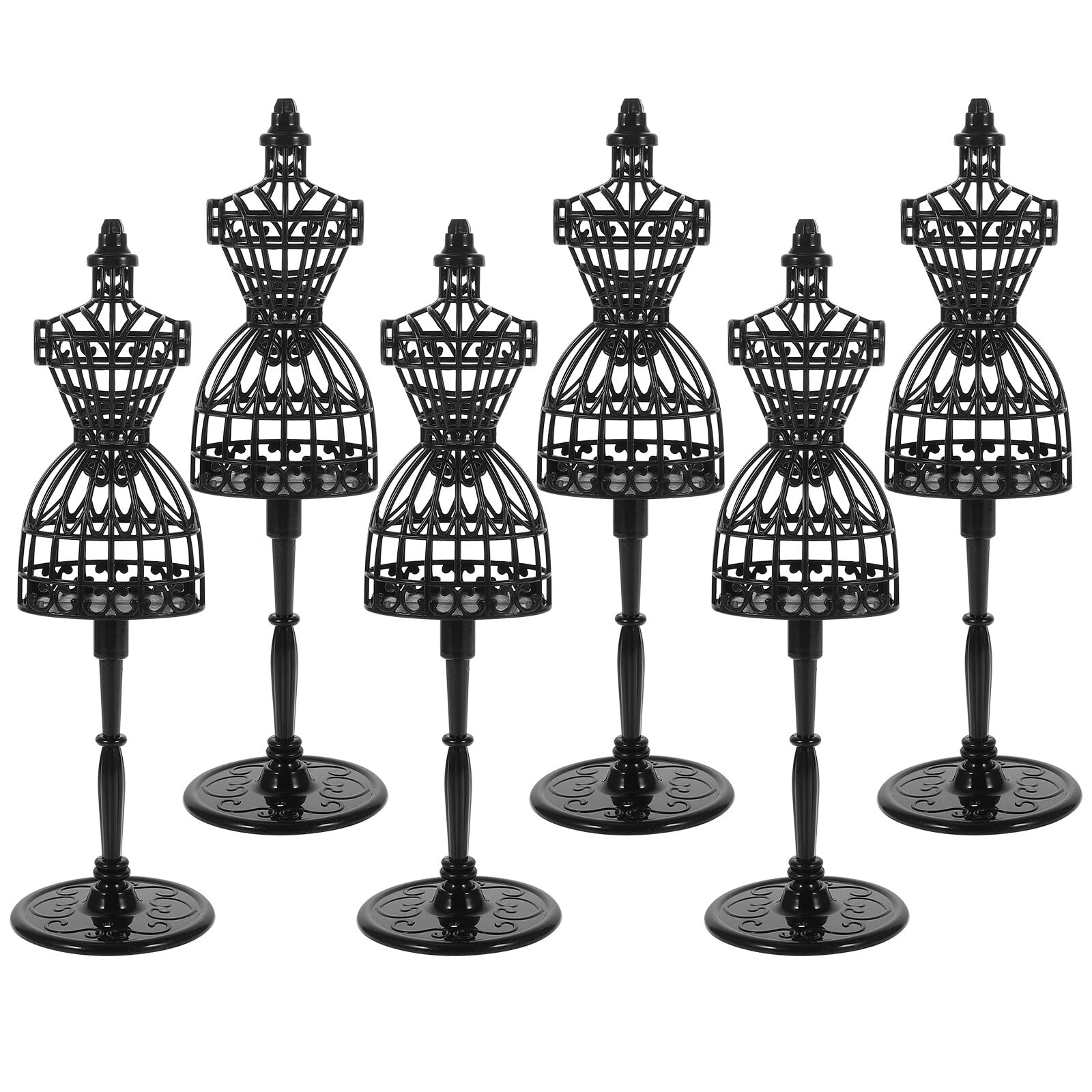 Dress Form6pcs Doll Dress Stands Doll Dress Support Holders Mannequin