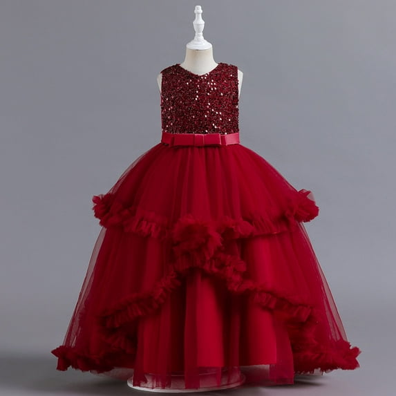 Dress Girls Tutu Birthday Girl Dress Kids Easter Dresses for Toddler Girls 4T
