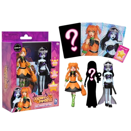 Dress To Impress — Mystery Models — Small Dolls 3-Pack — Halloween Edition — Series 2 — Includes DLC Code — Officially Licensed Collector Set by PhatMojo