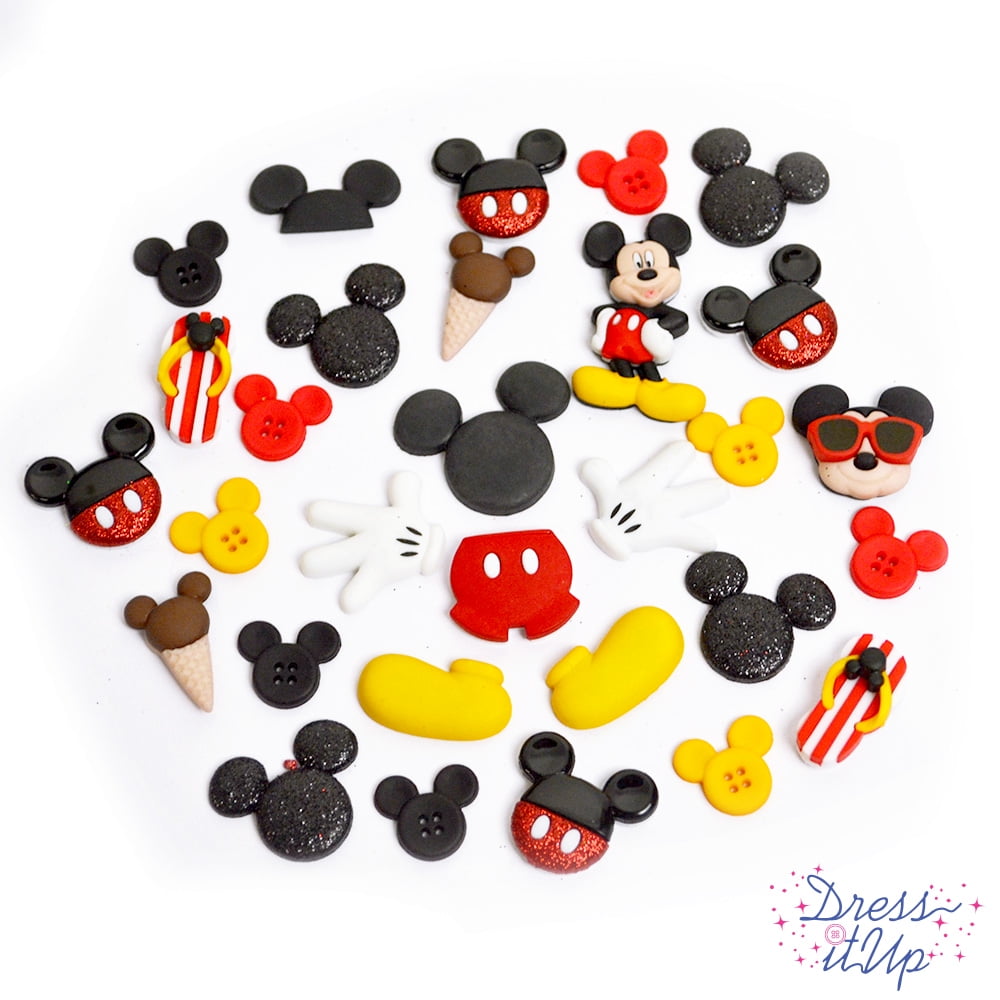 Dress It Up Disney Buttons Mickey Craft Sewing Fasteners