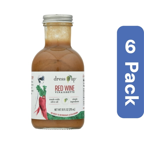 Dress It Up Dressing Vinaigrette Red Wine (Pack of 6)