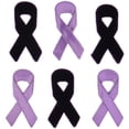 thumbnail image 1 of Dress It Up Embellishments-Awareness Ribbon Purple, 1 of 1