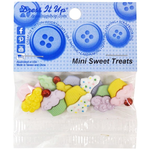 Dress It Up Embellishments-Mini Sweet Treats