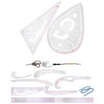 thumbnail image 1 of Clear Quilting Rulers Set with Metric Measurements, , Sewing and Fabric Rulers for , , Beginners, Designers, 1 of 6