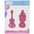 thumbnail image 1 of Dress My Craft DMCD1738 Dies - Floral Guitar, 1 of 1