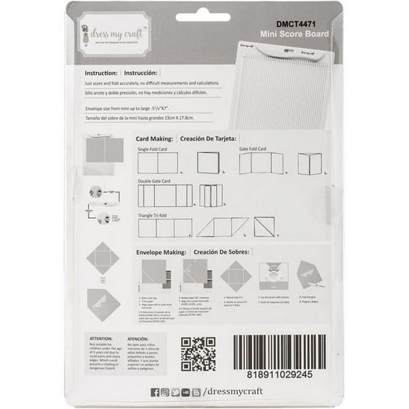 Dress My Craft Multi Purpose Mini Score Board-8.5"X6.3"