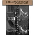 thumbnail image 1 of Dress My Cupcake DMCS065 Chocolate Candy Mold, Roller Blade Lollipop, 1 of 1