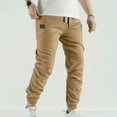 thumbnail image 1 of Dress Pants Men Men's Cargo Jogger Pants Stretch Sweatpants Slim Fit Workout Tactical Pants with Pockets Casual Drawstring Athletic Joggers Sweatpants Sports Outdoor Trousers Tapered Sweatpants, 1 of 6