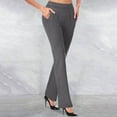 thumbnail image 1 of Dress Pants Women High Waisted Leg Work Pants Stretch Office Casual Pants, 1 of 6