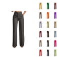 thumbnail image 1 of Dress Pants Women High Waisted Straight Leg Slacks Business Casual Office Work Pants with Pockets, 1 of 5