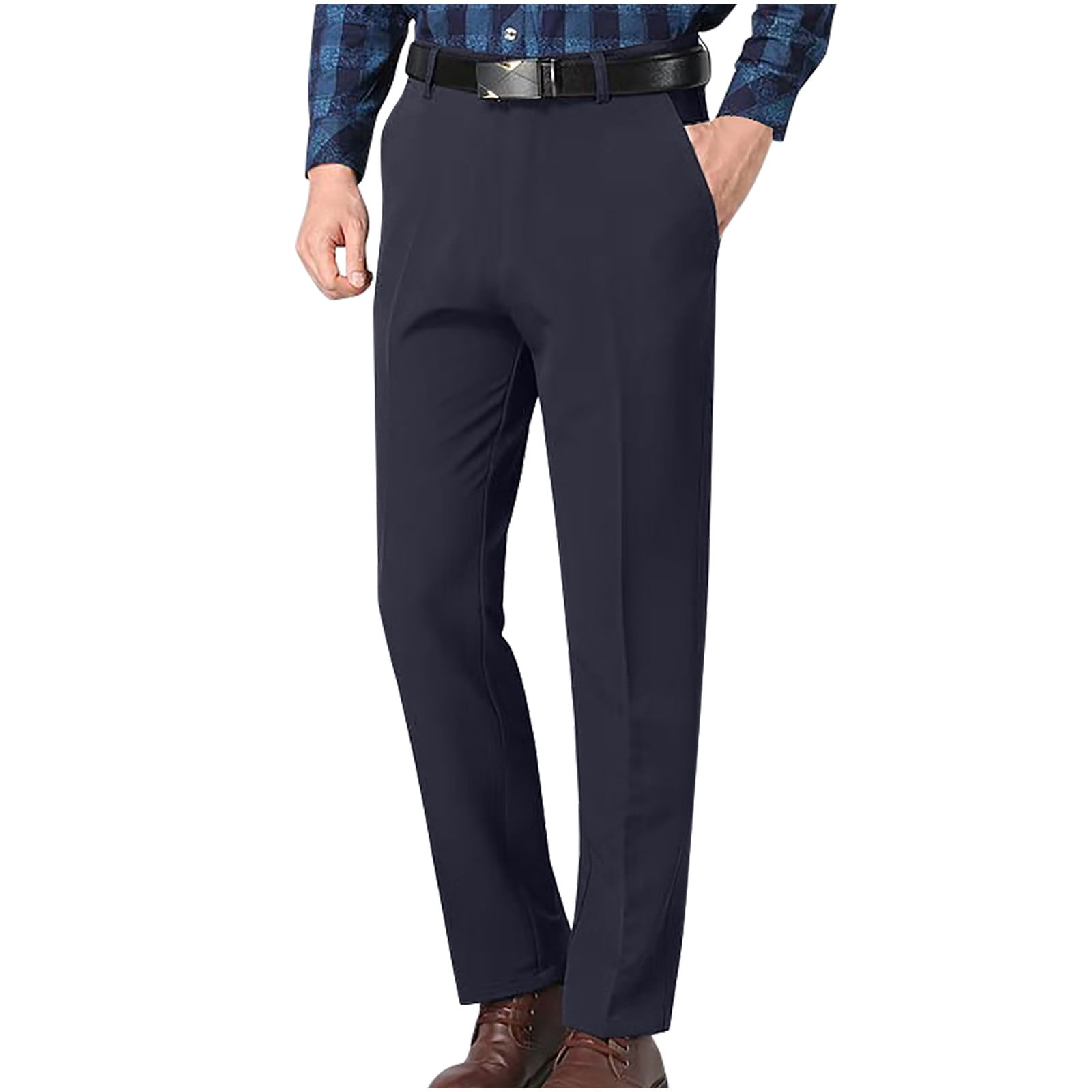Men's Plus Size Formal Pants – Business Casual Trousers