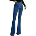 thumbnail image 1 of Dress Pants for Women Elastic High Waisted Stretch Bootcut Business Casual Pants 2025 Pull on Office Work Slacks, 1 of 8
