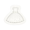 thumbnail image 1 of Dress Shape Silicone Mold Chocolate Candy Clay Mold for Diy Dessert Crystal Ice Mold Handmade Cupcake Decor Baking Tool, 1 of 8