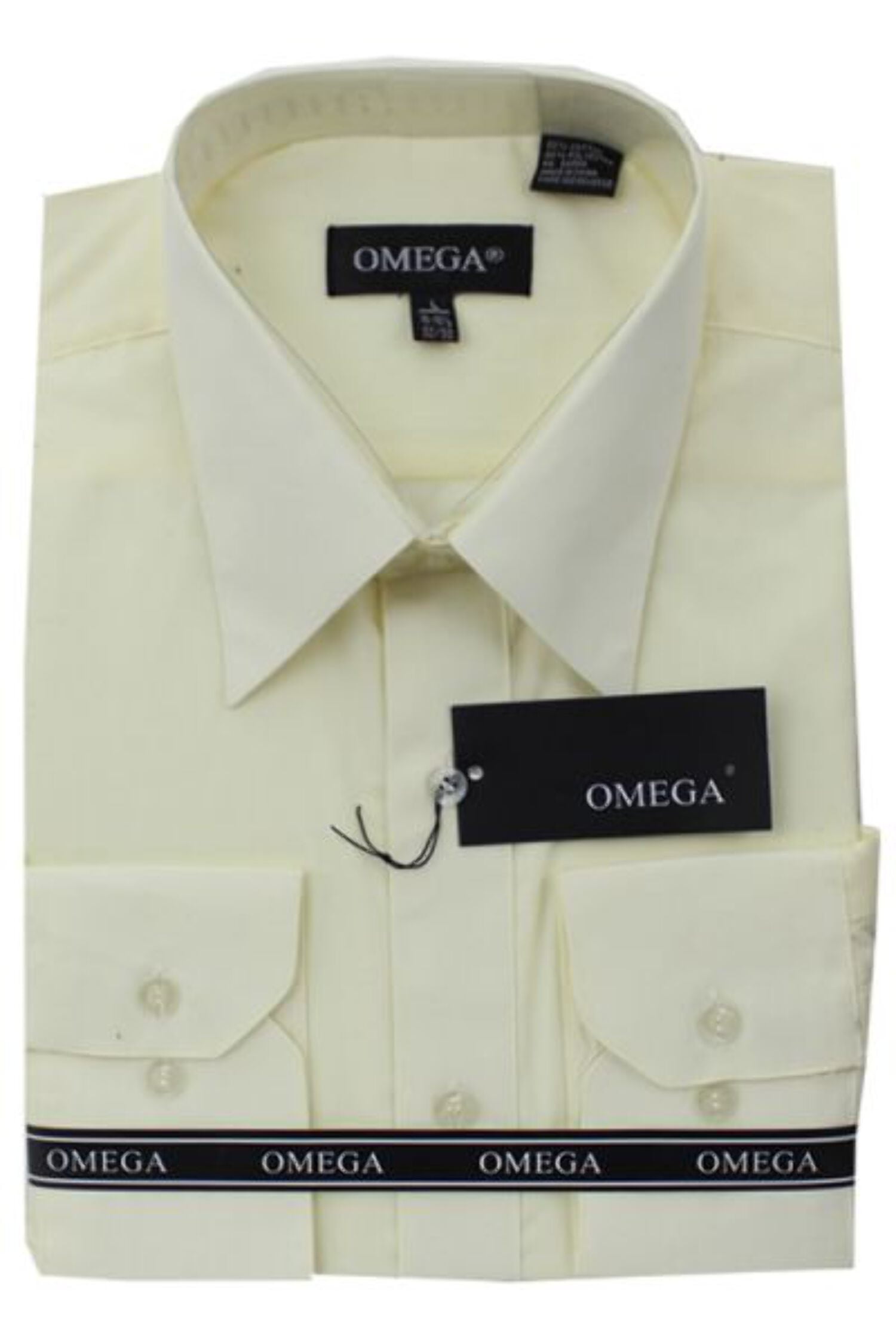 Dress Shirts - Long Sleeve - Off White - L, Men's, Size: Large