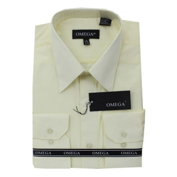 Dress Shirts - Long Sleeve - Off White - M