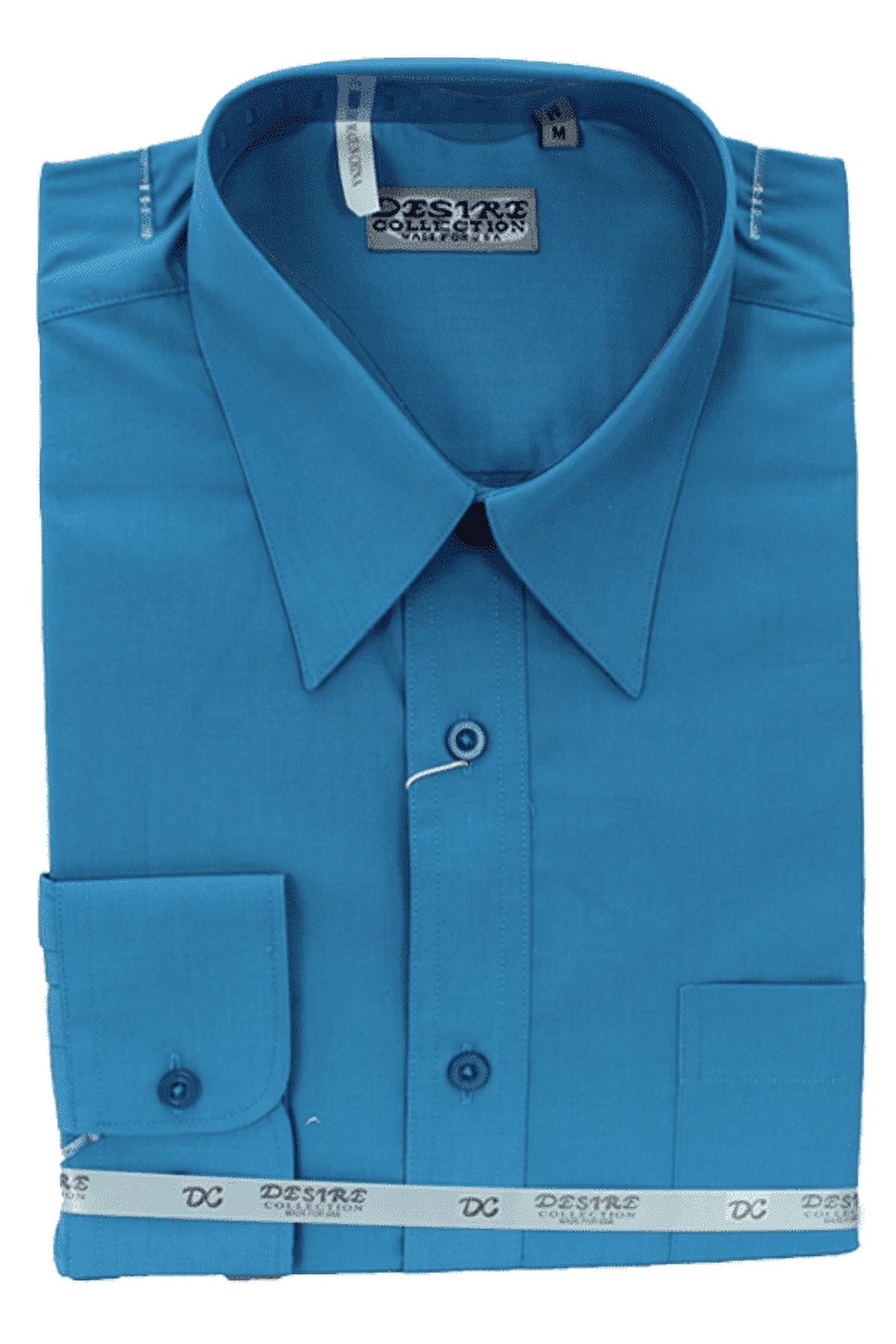princess polly baby blue dress Dress Shirts - Long Sleeve - Navy Blue - XL