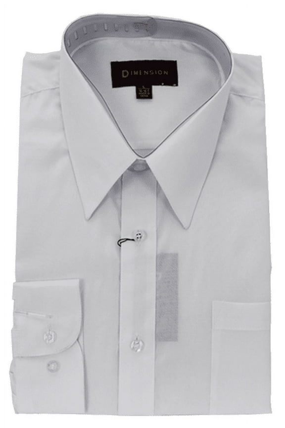 Dress Shirts - Long Sleeve - White - 4XL