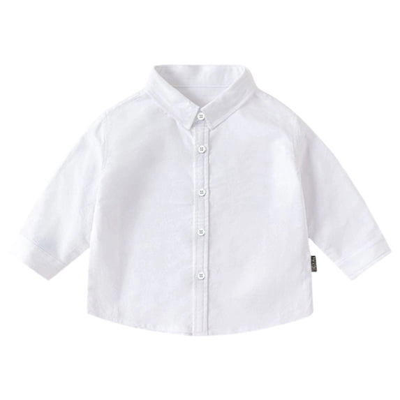 Dress Shirts for Boy Kids White Uniform Shirts for Boys Boys Button Down Shirts Boy Uniform Shirts 8-9 Years