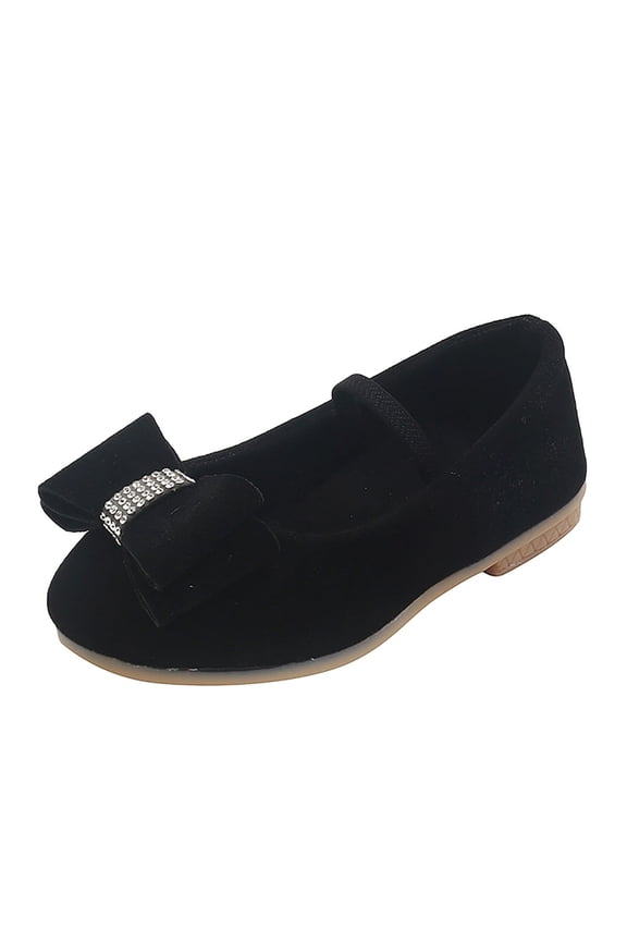 Dress Shoes For Girls Princess Shoes Bowknot Single Sandals Shoes Princess Shoes,Size 9 Years-9.5 Years