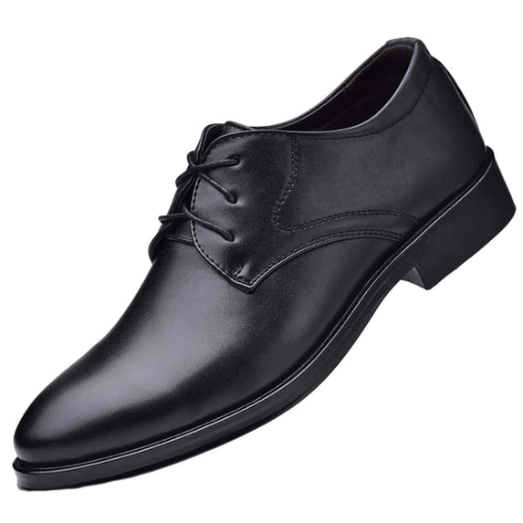 Dress Shoes for Men Lightweight Breathable Lace Up Wedding Shoes Casual Modern Business Formal Shoes Black Women Sandal