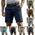 thumbnail image 1 of Dress Shorts for Men Casual Business Work Shorts with Pockets, L, 1 of 4