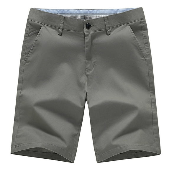 Dress Shorts for Men Relaxe Fit Stretch Solid Color Business Casual Work Golf Shorts with Pockets