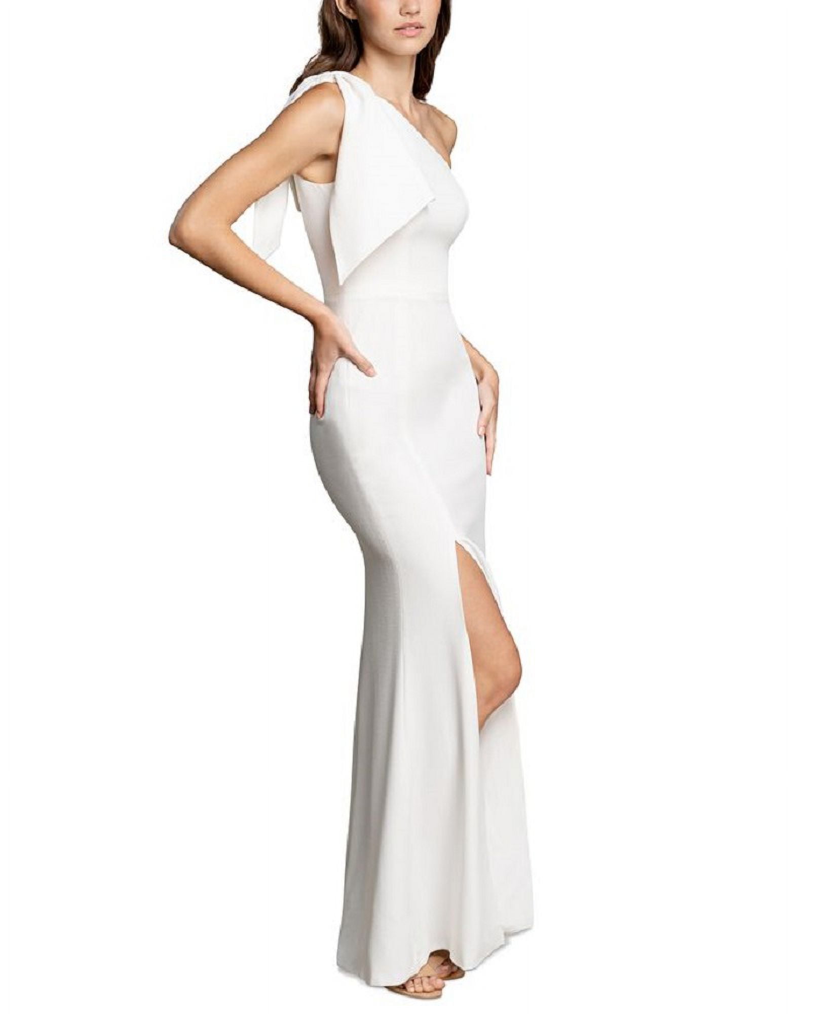 Dress the population one shoulder dress top