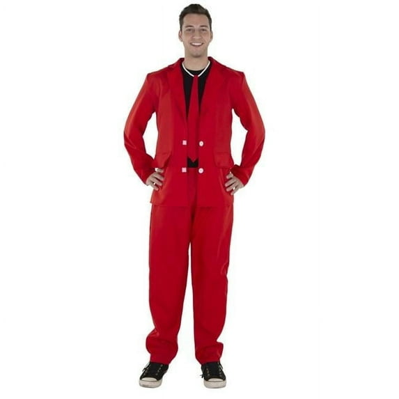 Dress Up America 3 Piece Party Suit Red, Adults | Unisex Large