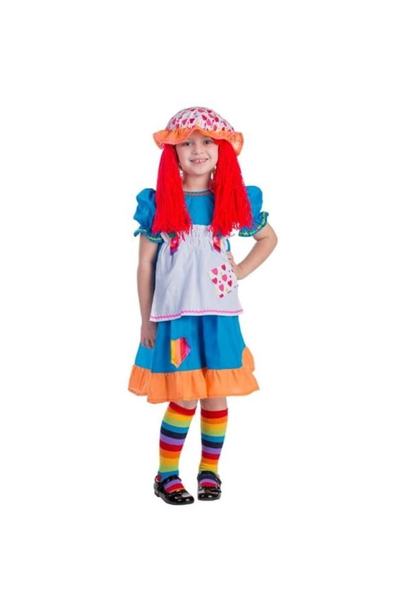 775-T4 Rainbow Rag Doll Costume, T4